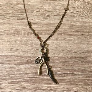 Lucky Brand wishbone necklace